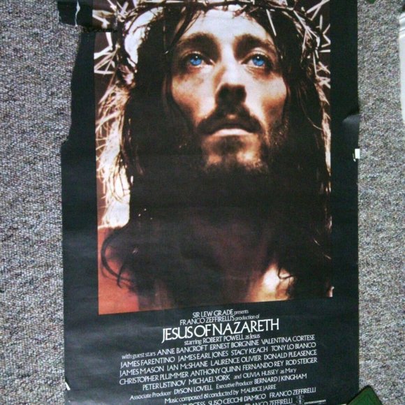 Jesus of Nazareth Original Movie Poster Film Robert Powell Posters Anne Bancroft - Picture 9 of 16
